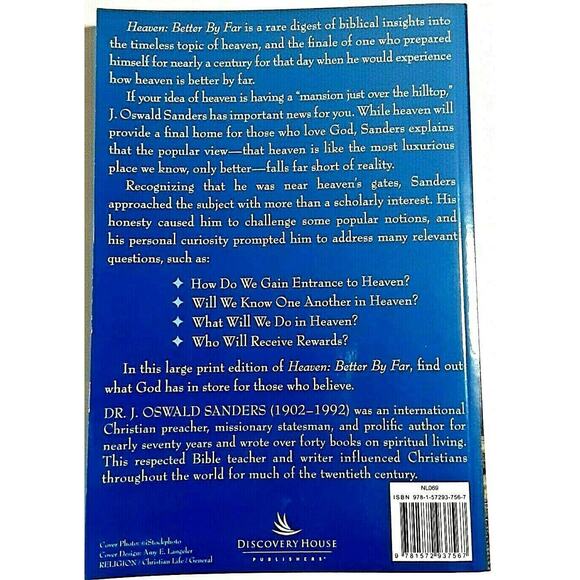 Heaven Better by Far Answers to Questions Life Death Eternity Truth Hope Book - Picture 3 of 5